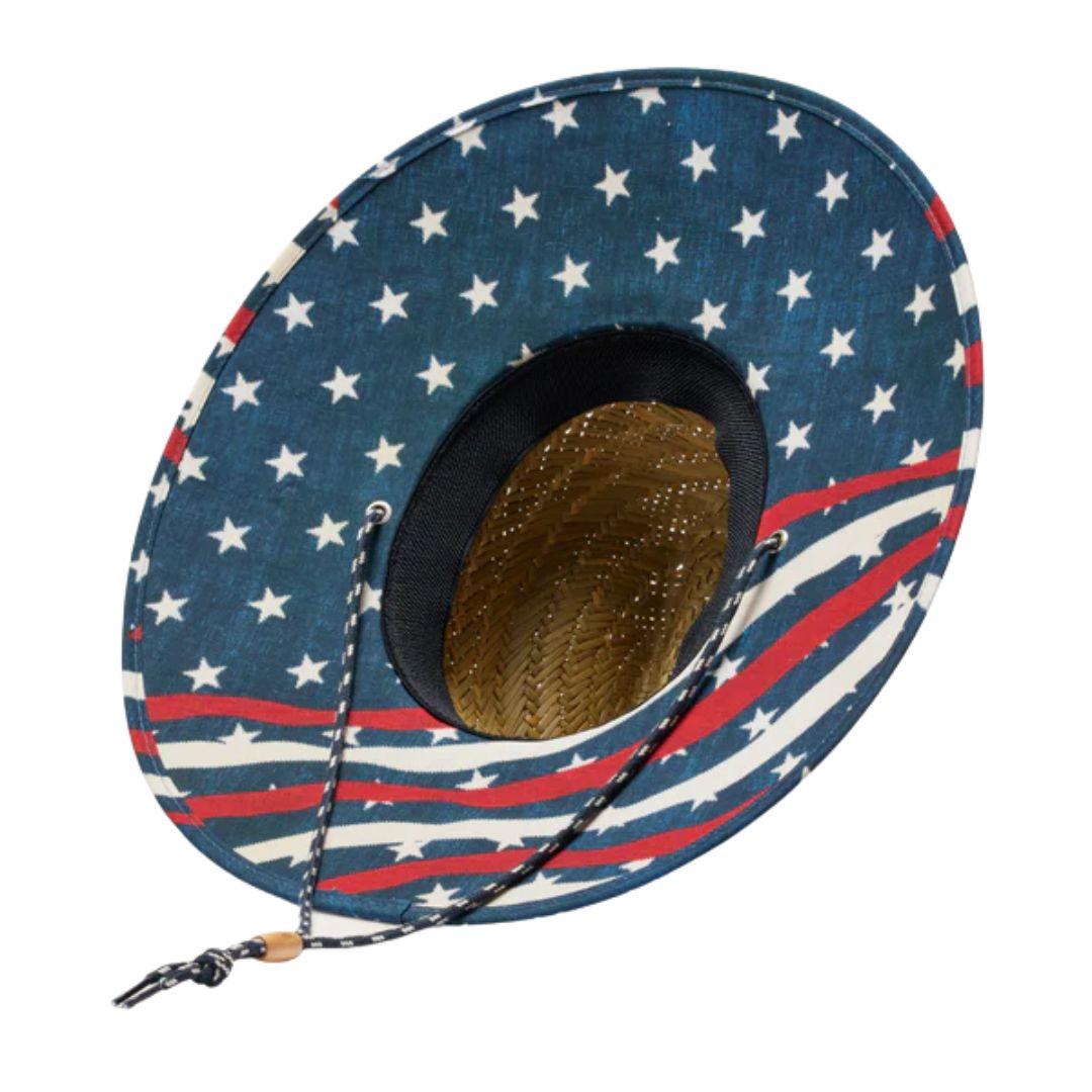 Hemlock Stars & Stripes Signature Lifeguard Straw Hat